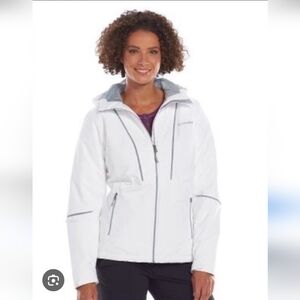 Columbia Women's Snowy White Ski Jacket Size XL